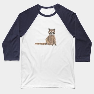 raccoon watercolor Baseball T-Shirt